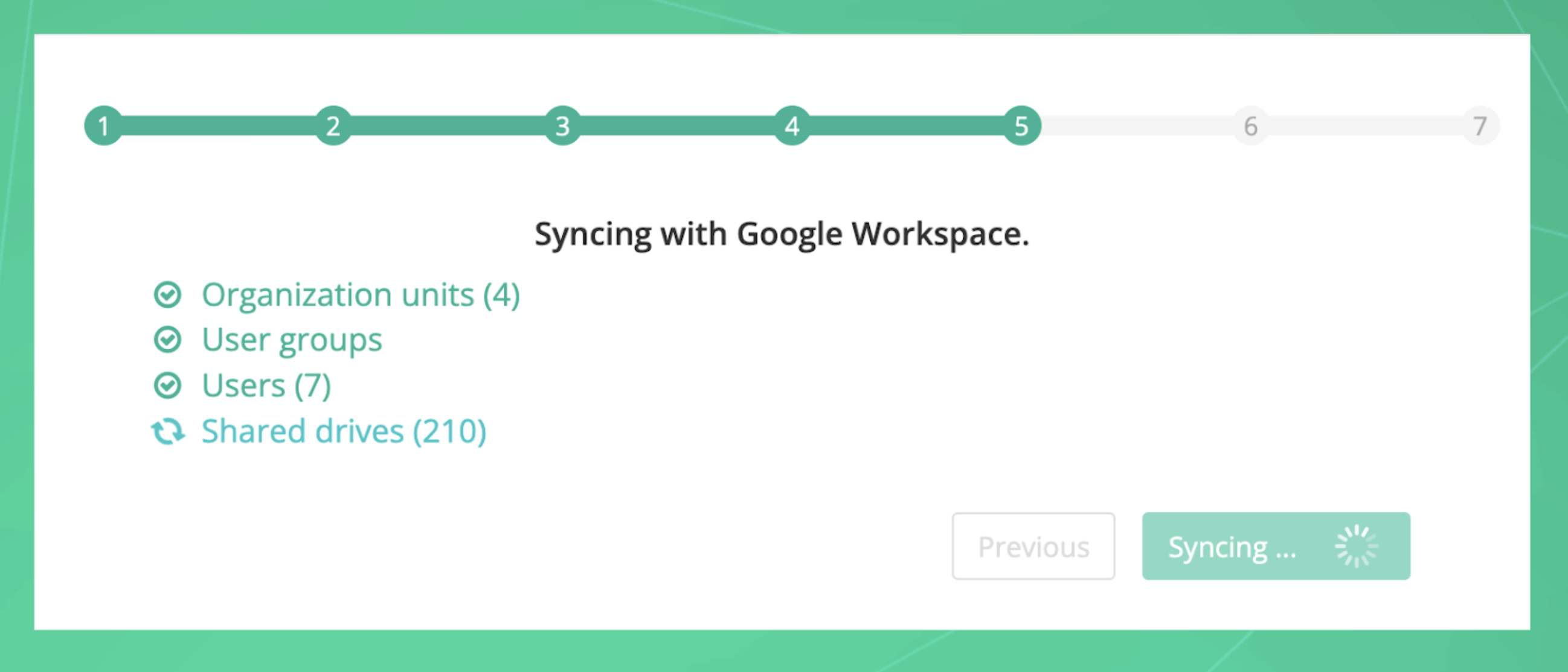 Sync with Google Workspace