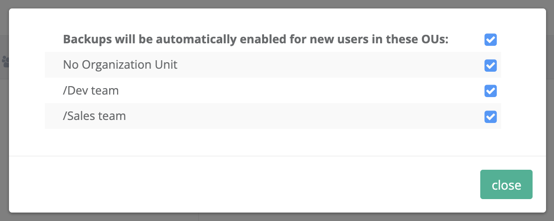 enable users based on OU